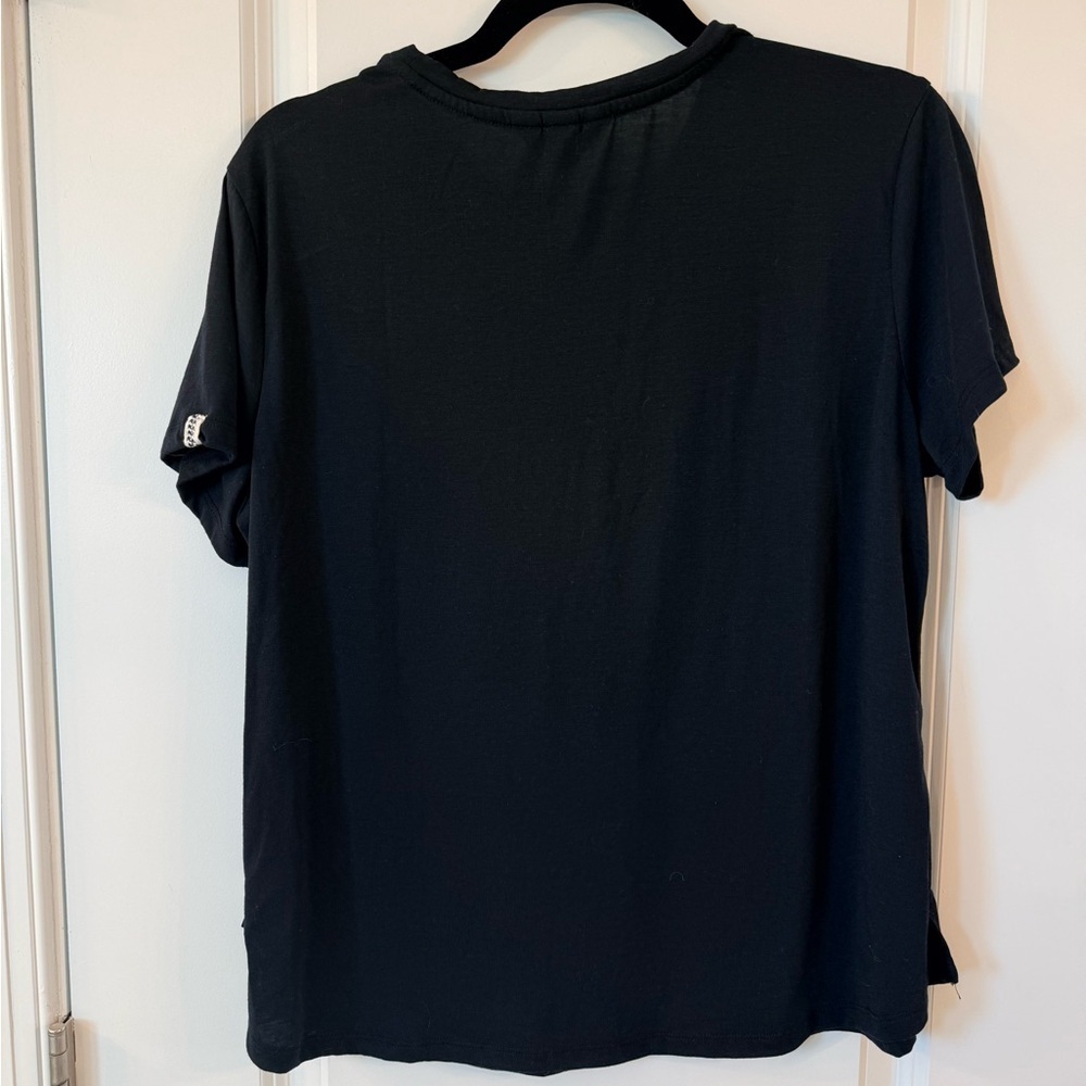 Eddie Bauer Black Crew Neck Tee - Picture 5 of 8